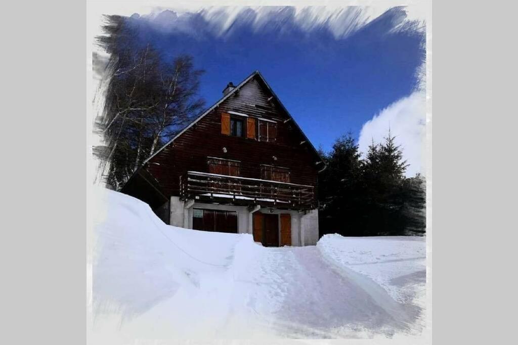 Authentique Chalet Vue Sur Le Lac Et Les Pistes Бес-э-Сент-Анастез Экстерьер фото